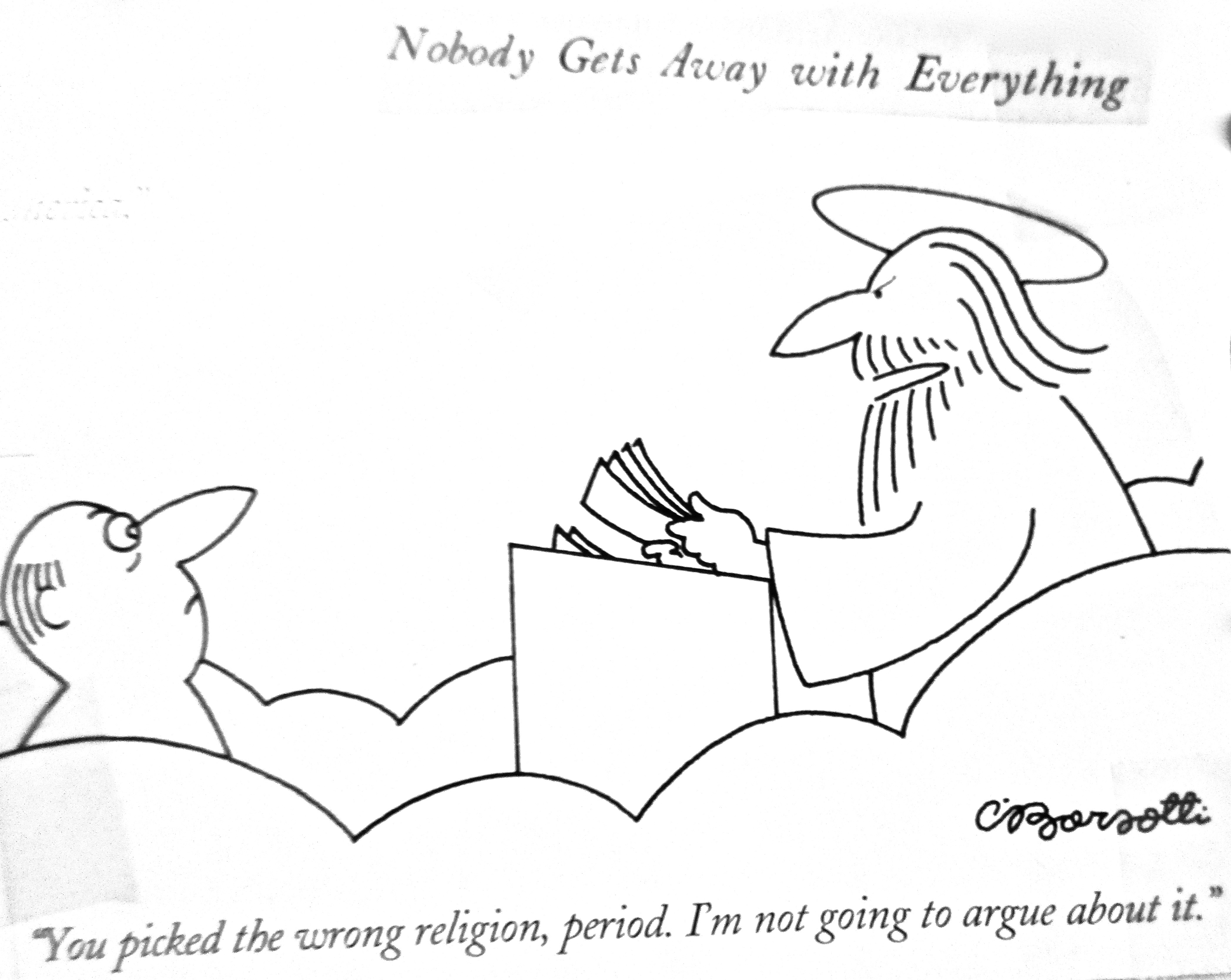 Cartoon - Nobody Gets Away With Everything - Antarctica Journal