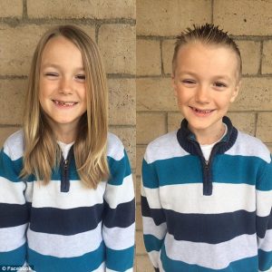 Fifth Grader Grew His Hair to Donate it to Cancer Patients